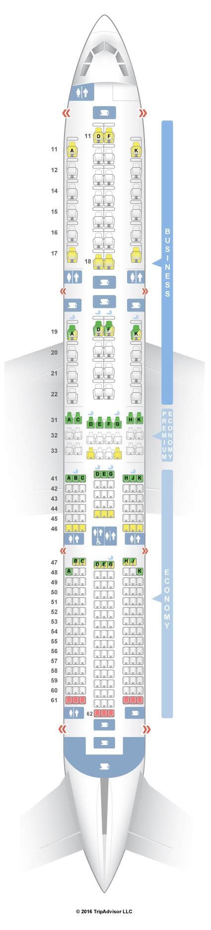 Built as. . Airbus a350900 singapore airlines seat map
